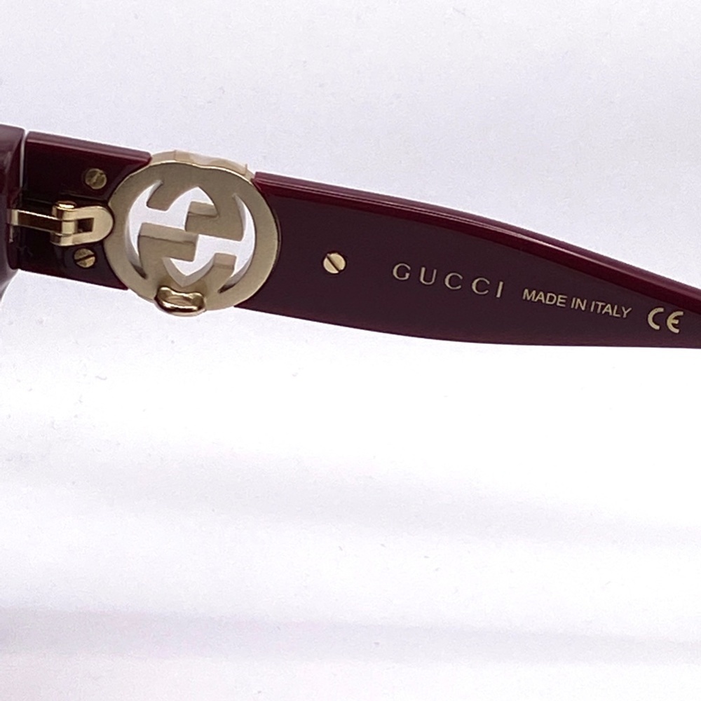 NWT Gucci GG1023S-003 Gold Cat Eye 54mm Sunglasses - Picture 10 of 13
